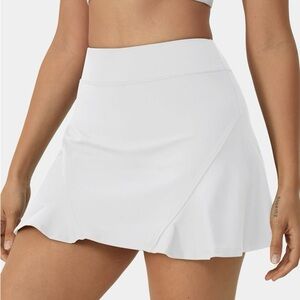 Halara Solid Hidden Side Pocket 2-in-1 Tennis Skirt
White/S